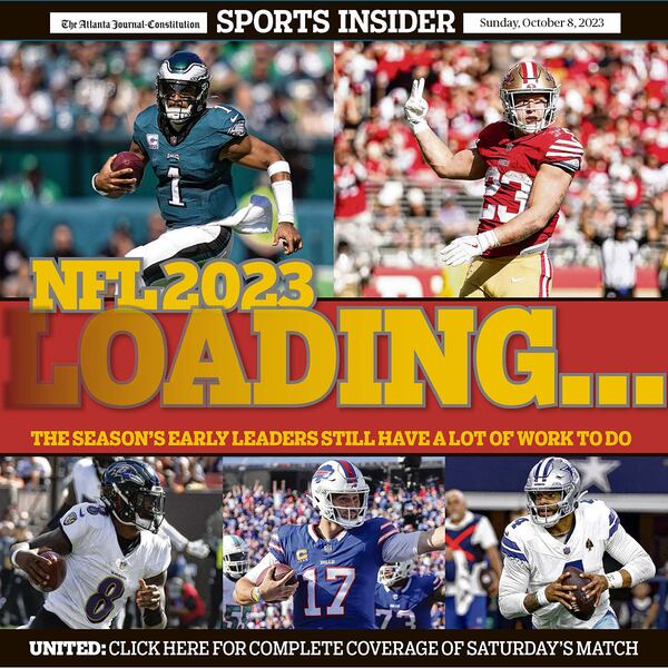 The Atlanta Journal-Constitution digital magazine Sports Insider, Sunday, Oct. 8, 2023.