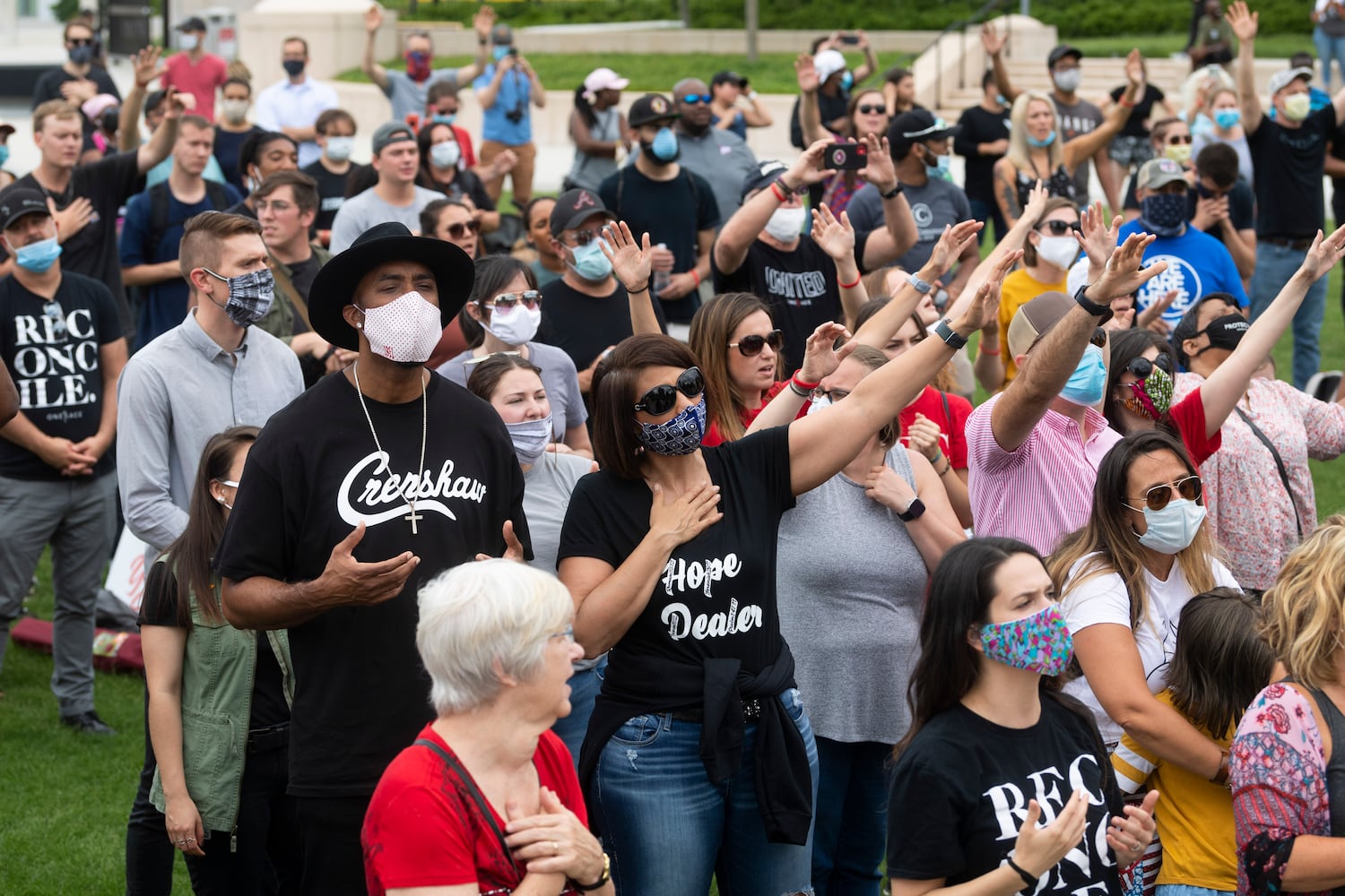 PHOTOS: Fourth day of protests in downtown Atlanta