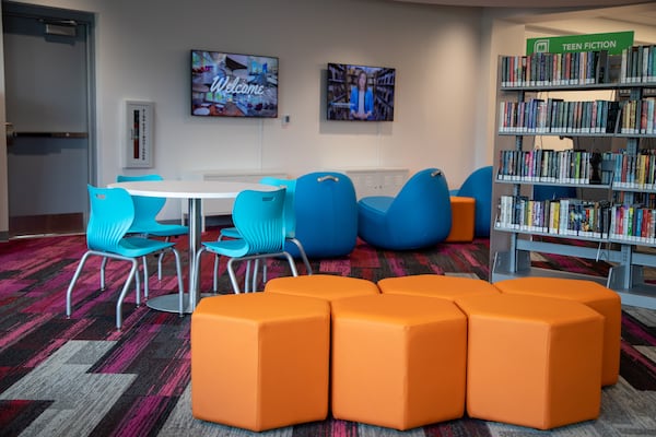 The new library branch in Duluth is about twice the size of the former branch. (Courtesy of Gwinnett County)