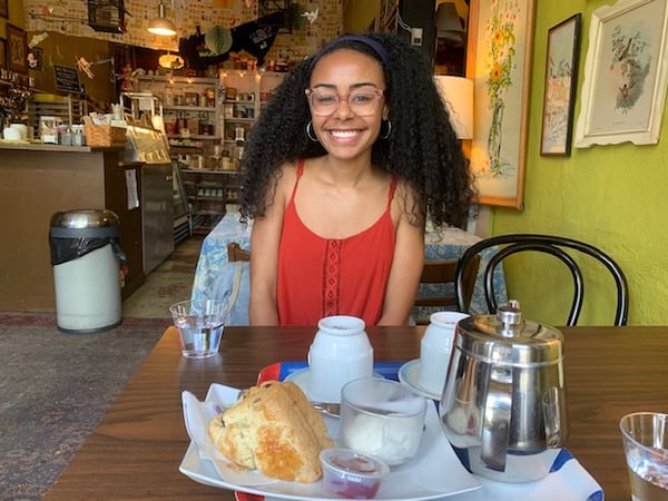 Erin Edwards is shown in this undated photo taken at Dr. Bombay’s Underwater Tea Party in Atlanta’s Candler Park neighborhood. Photo courtesy Kesha Perkins