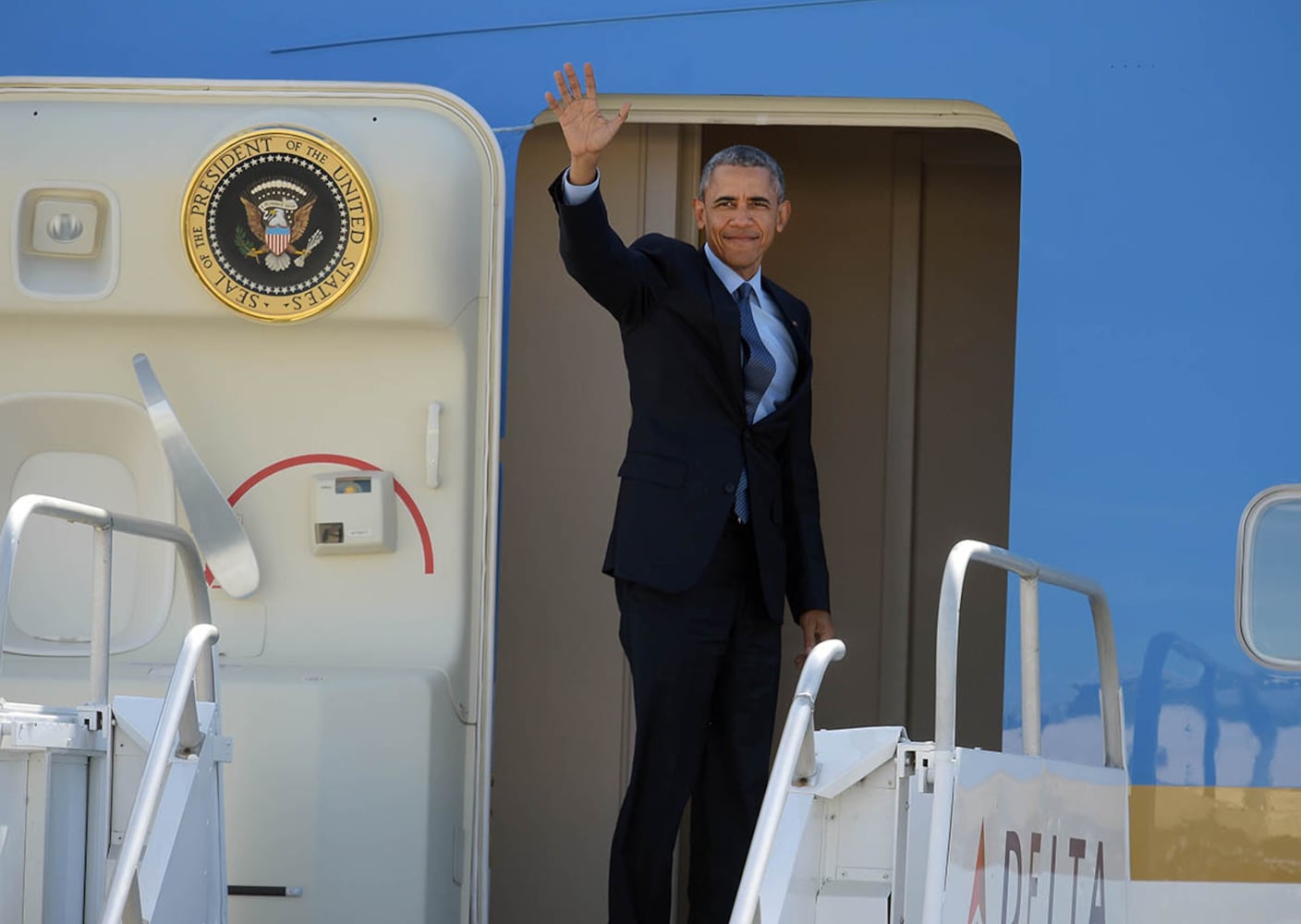 Obama's visits to Atlanta and Georgia