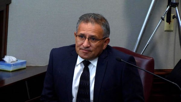 Walter Pineda, who does video analysis and photography, testifies at the murder trial for Justin Ross Harris at the Glynn County Courthouse in Brunswick, Ga., on Wednesday, Oct. 26, 2016. (screen capture via WSB-TV)