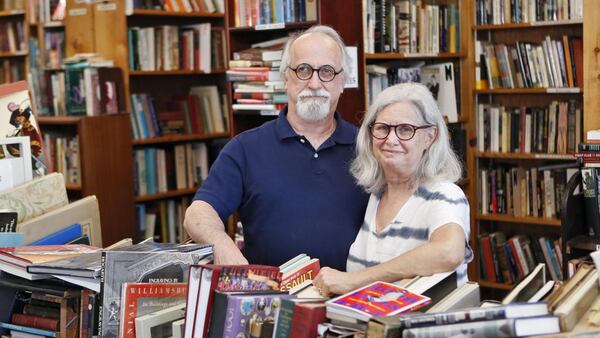 Owners Bob Roarty and Jan Bolgla left the print industry to take over Atlanta Vintage Books. The independent, neighborhood bookstore in Chamblee has 70,000 vintage, rare and used books. BOB ANDRES / BANDRES@AJC.COM