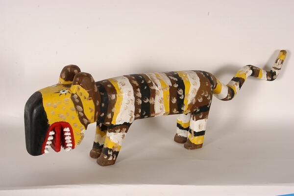 A Minnie Adkins tiger. CONTRIBUTED BY SLOTIN FOLK ART