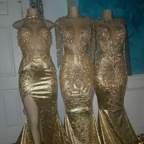 Sherlene Merritt is an Atlanta-based dress designer who created these prom gowns. She runs Forshe Boutique. SUBMITTED PHOTO