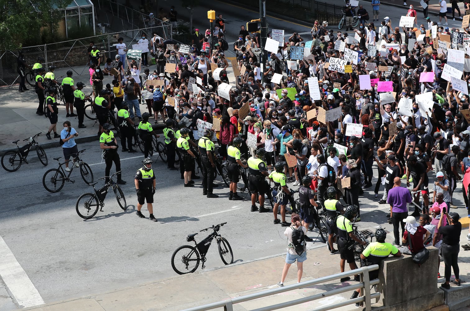 PHOTOS: Protestors gather across metro Atlanta