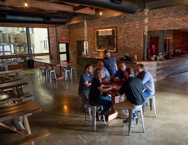 The Pretoria Fields team gathers together in the Albany tasting room. CONTRIBUTED BY SHEMS HAMILTON