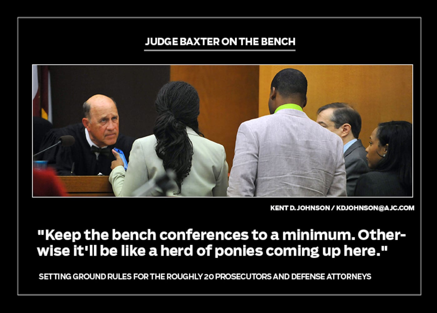 Judge Baxter on the bench