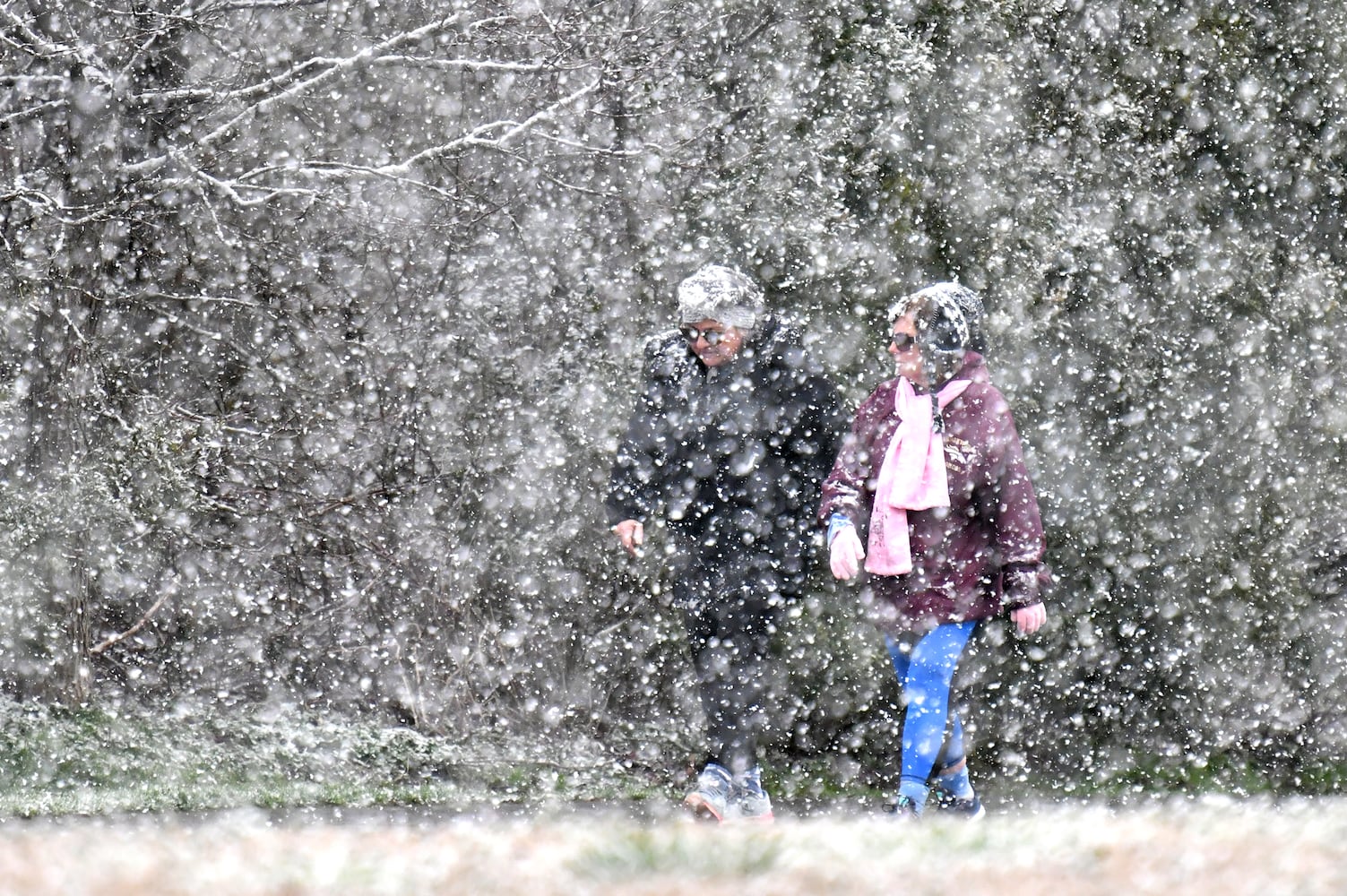 PHOTOS: Snow scenes in metro Atlanta, North Georgia