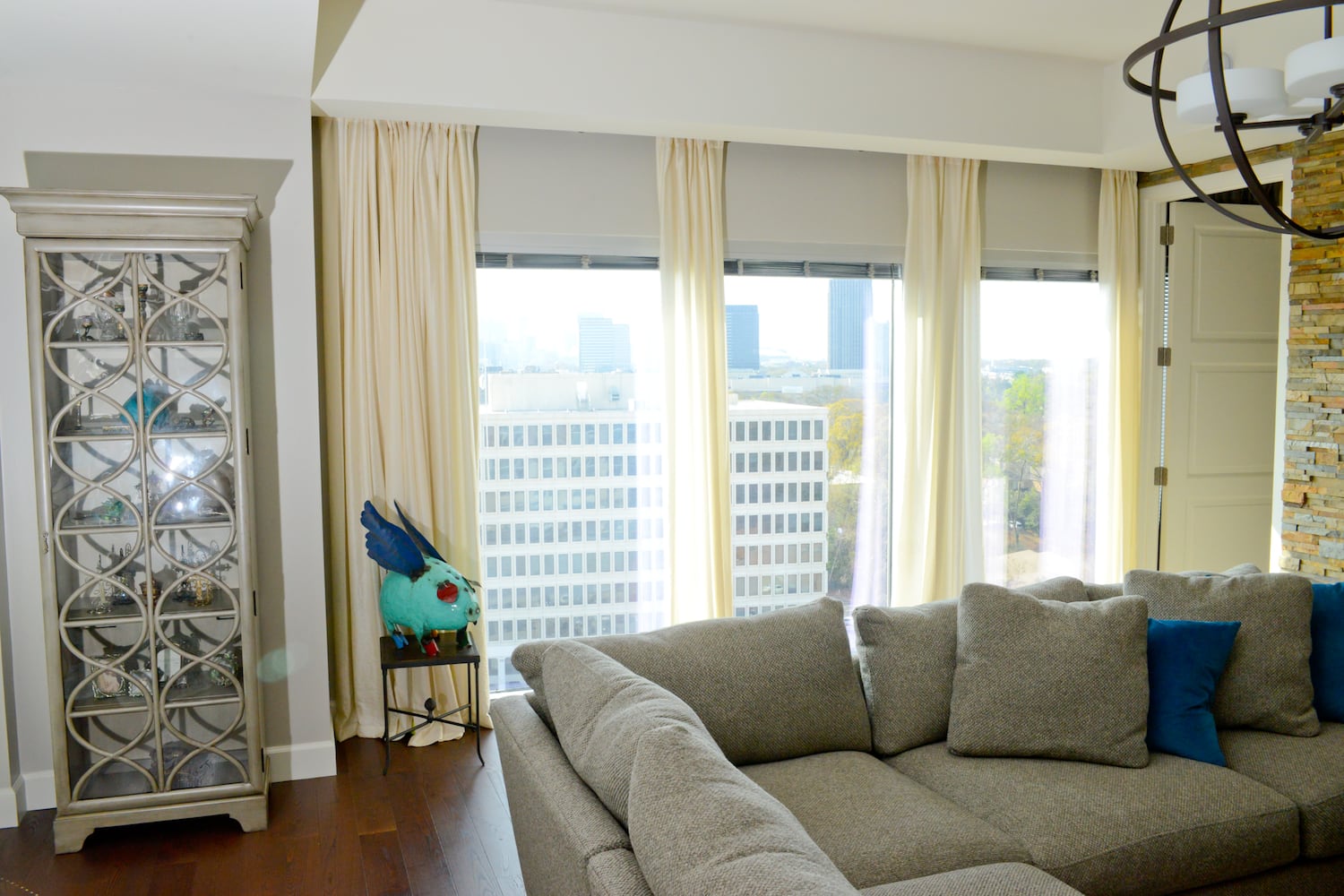 Transitional design creates warmth in Buckhead high-rise condo