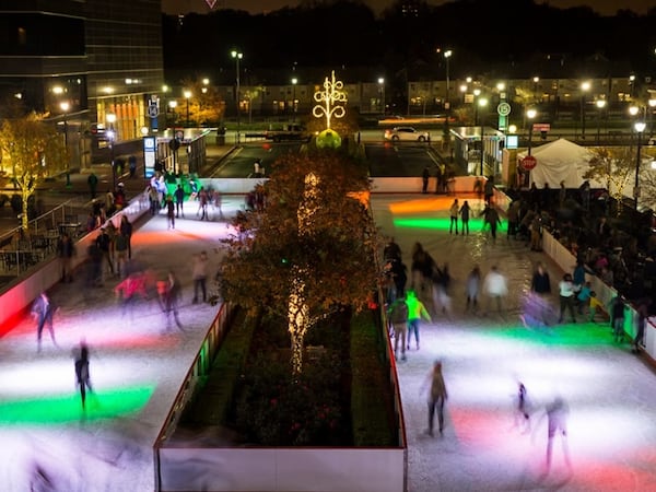 Skate the Station at Atlantic Station in Midtown. Courtesy of Atlantic Station