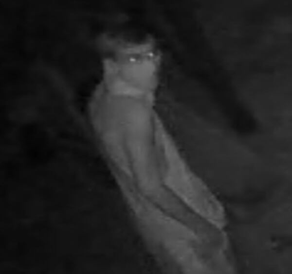 Canton police are seeking the man in this surveillance photo in connection with the theft of a federal agent’s vest. (Credit: Canton Police Department)