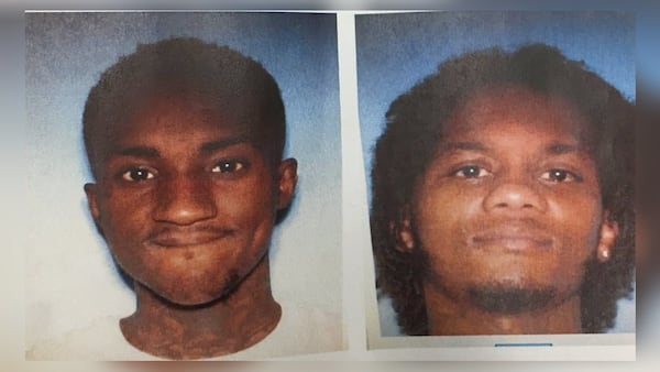 Dequon Miller (left) and Torey Richardson are wanted in connection with the Snellville home invasion. (Credit: Channel 2 Action News)