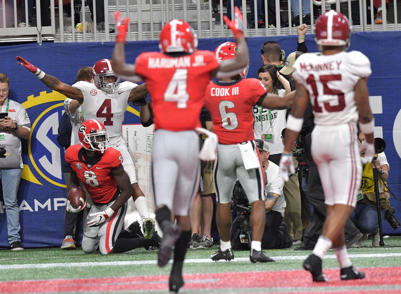 Photos: Bulldogs fall to Alabama in SEC Championship game