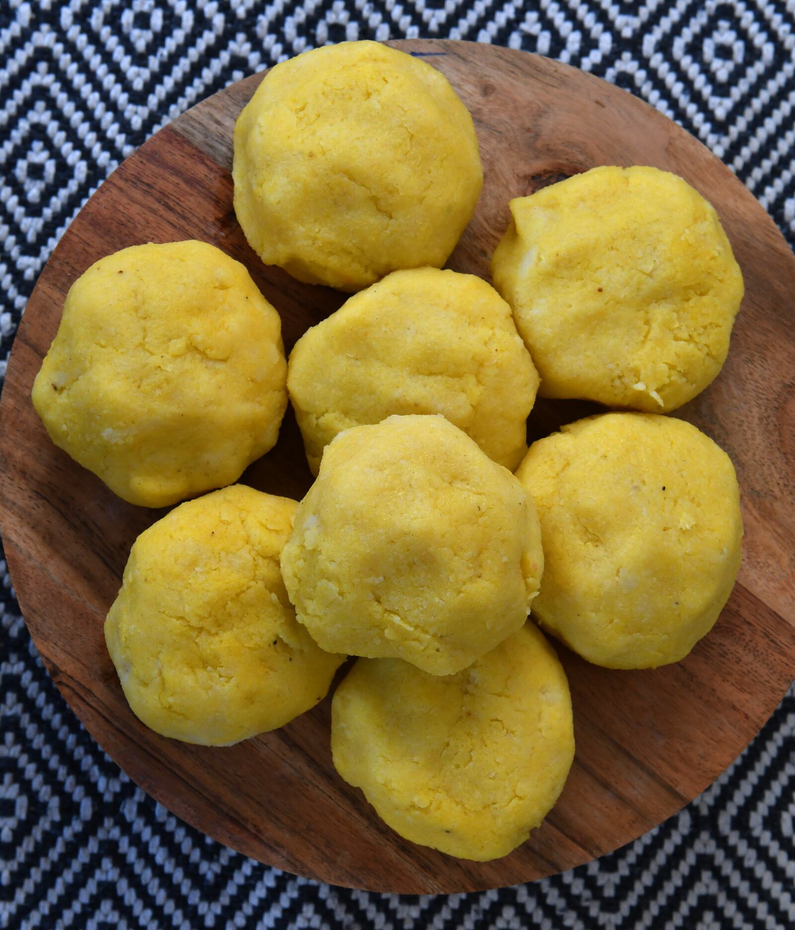 To go with soup or perhaps a meat dish, you can make fufu (fonio and cassava dumplings). (Styling by Lisa Hanson / Chris Hunt for the AJC)