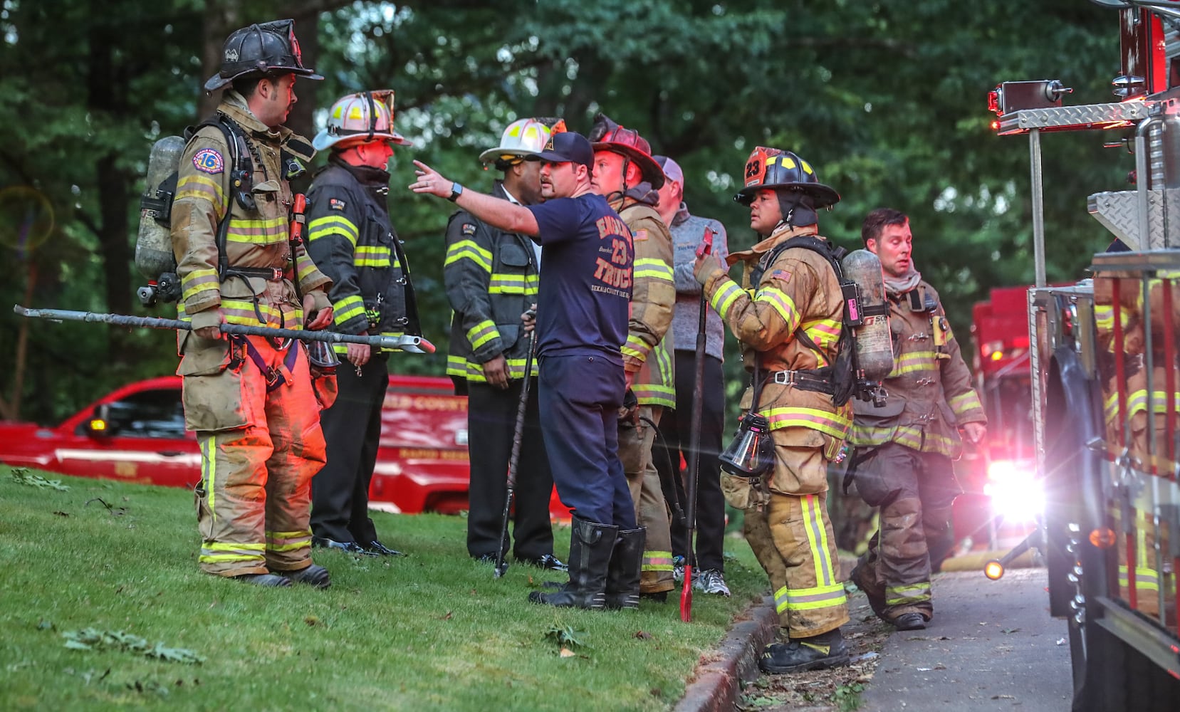 Tucker Oxbow Road fire