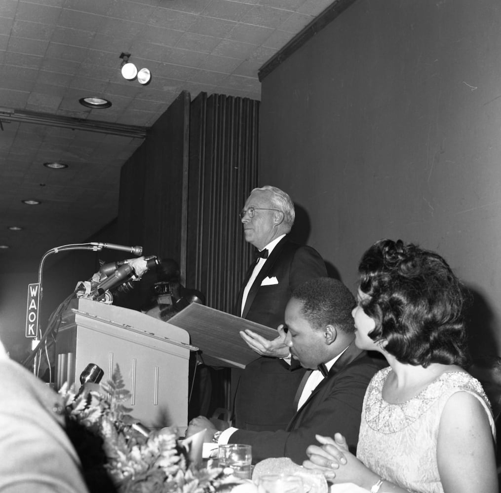 Martin Luther King Jr.'s Nobel Prize dinner, 1965