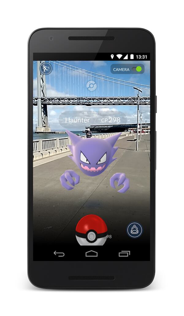 In an undated handout image, Pokemon Go, a new smartphone-based installment of the Pokemon gaming franchise. Developed by the makers of the augmented-reality phenomenon Ingress, Pokemon Go will force players to look beyond their screens and visit real-world locations to acquire, hatch and train Pokemon. (Handout via The New York Times) -- NO SALES; FOR EDITORIAL USE ONLY WITH STORY SLUGGED ONLINE-POKEMON-GO BY GOEL FOR JUNE 9 2016. ALL OTHER USE PROHIBITED. ?