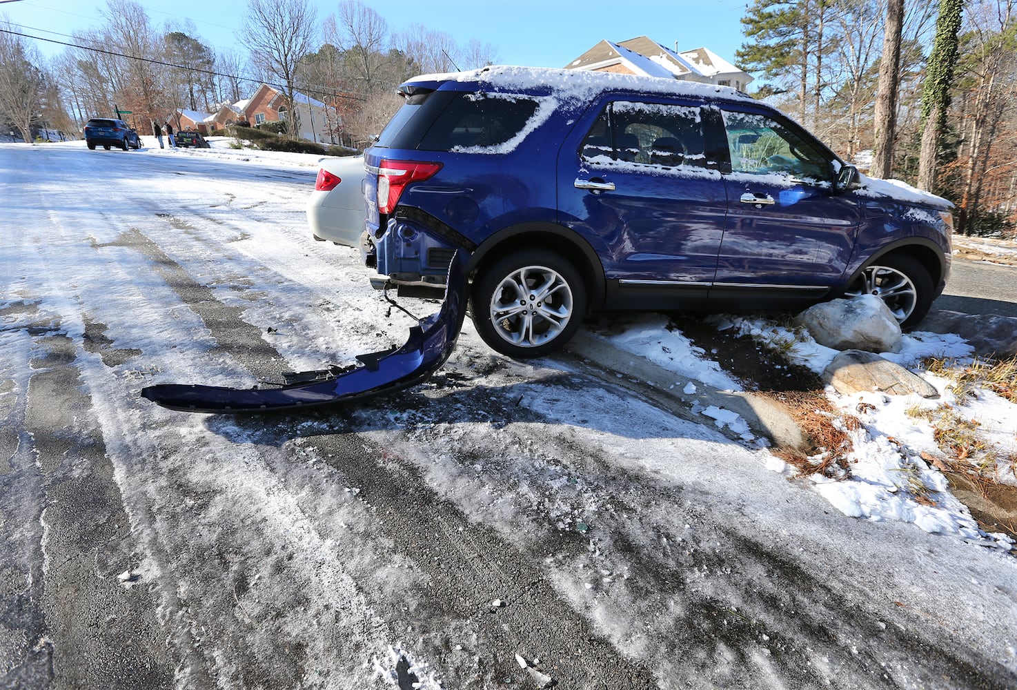 Snow, ice make for wintry weekend in metro Atlanta