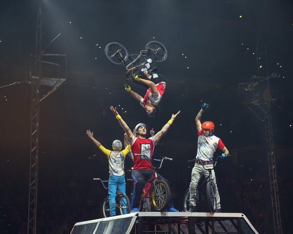 Ringling Bros. and Barnum & Bailey’s Presents Circus Xtreme features BMX riders, among other things. CONTRIBUTED BY FELD ENTERTAINMENT