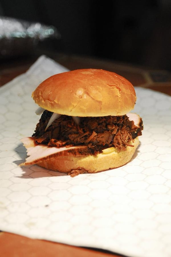 Heirloom BBQ's cowboy burger