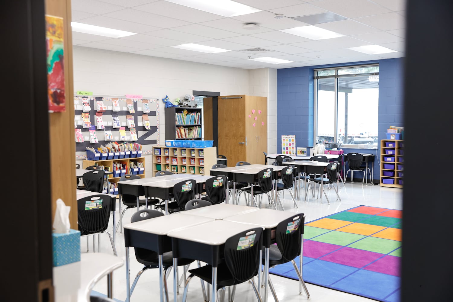 Views of a first grade classroom at Eastvalley Elementary School in Marietta shown on Monday, Oct. 16, 2023. (Natrice Miller/ Natrice.miller@ajc.com)