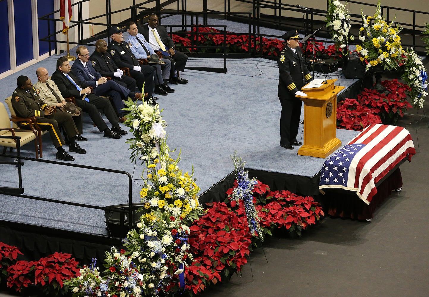 Funeral for campus police officer Jody Smith