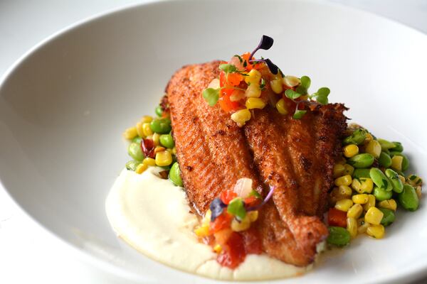  Battered catfish at Chicken + Beer at Atlanta's Hartsfield-Jackson Airport is an unexpected star on the menu. Photo by Jeff Moore, Green Olive Media