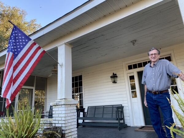 Ralph Davis, 79, is thankful this year, as ever, for living in Hopeful, Ga., where some call him the unofficial mayor. (JOSHUA SHARPE/joshua.sharpe@ajc.com)