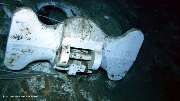 The wreckage of the USS Indianapolis was discovered Friday. (Photo courtesy Paul Allen)