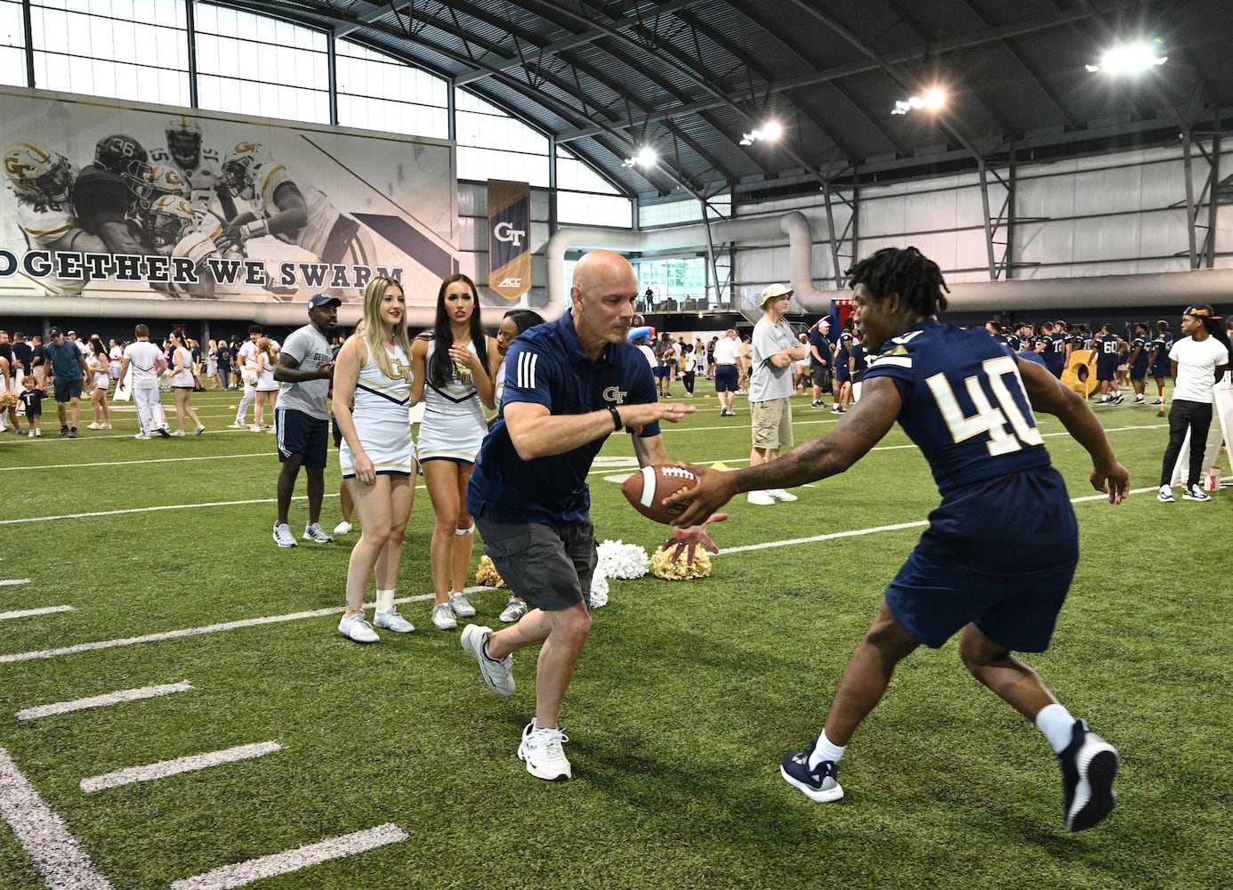 Georgia Tech fan day photo