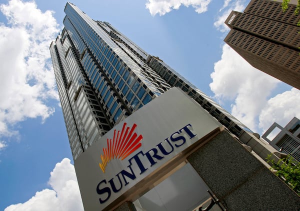 SunTrust headquarters building in downtown Atlanta, part of Georgia’s Fifth Congressional District. (AP Photo/John Bazemore)