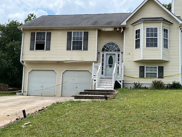 Three children died in a fire at this Rockmart home in the 700 block of Woodwind Drive late Friday night.