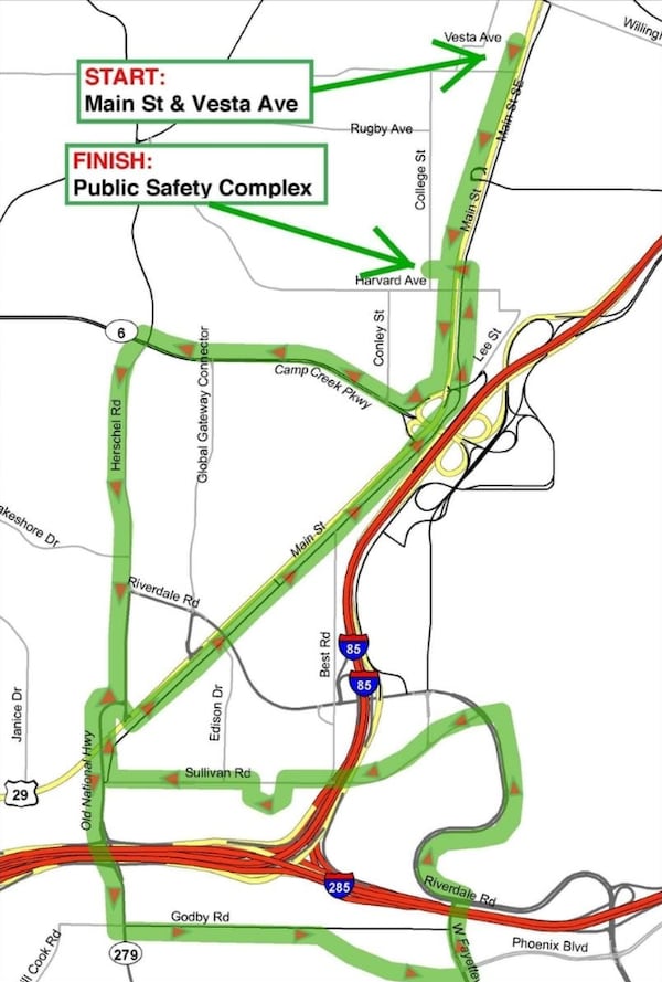 Santa Claus is visiting College Park for socially distanced drive-by visits on Saturday, Dec. 19, 2020. (Courtesy the City of College Park)