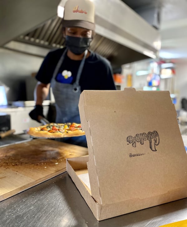 Alyson Williams owns Dolos Pizza with partner Yusef Walker, who also is affiliated with Ms. Icey’s Kitchen & Bar in Decatur. Wendell Brock for The Atlanta Journal-Constitution