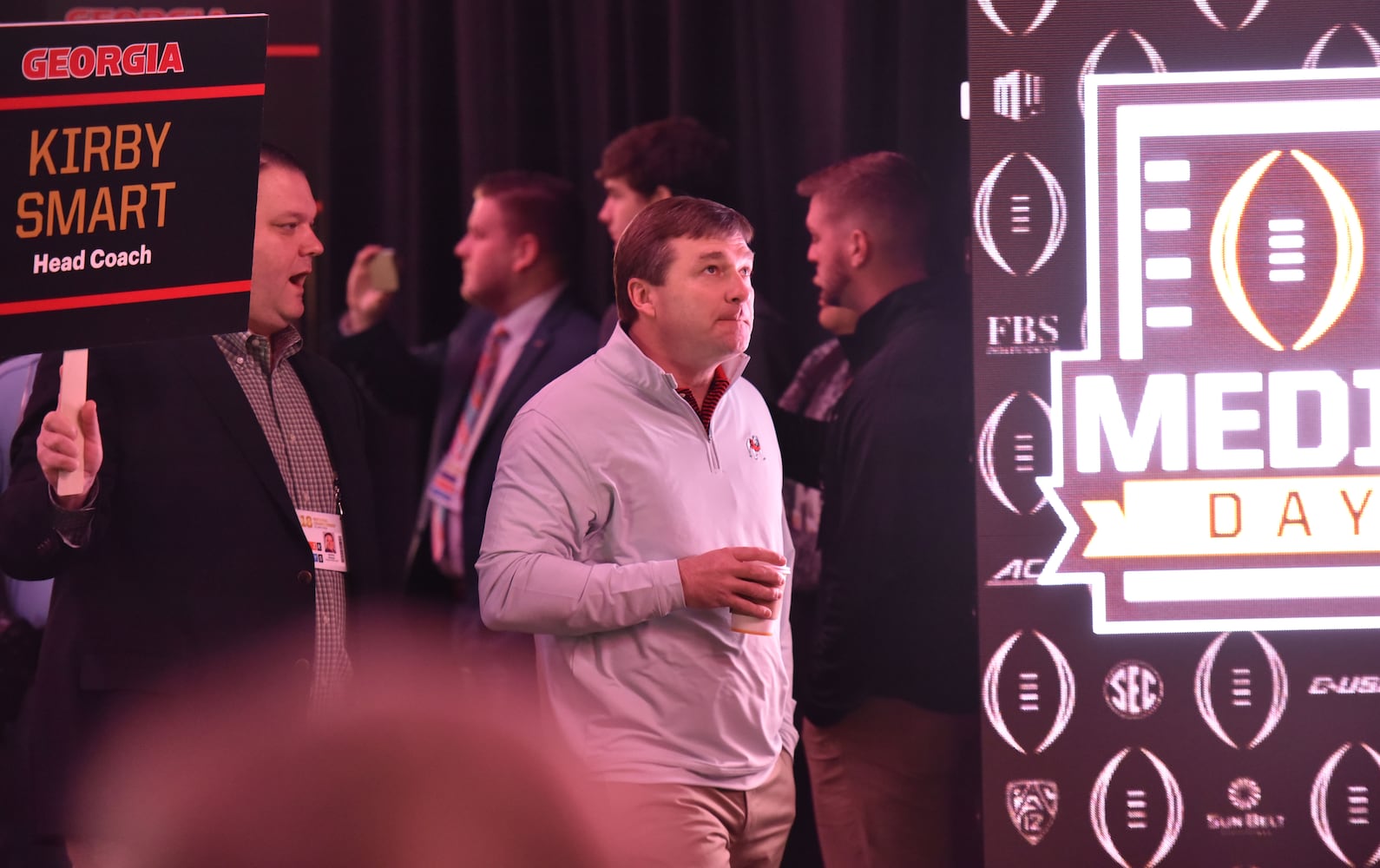 Photos: Bulldogs meet the press during Media Day at Philips Arena