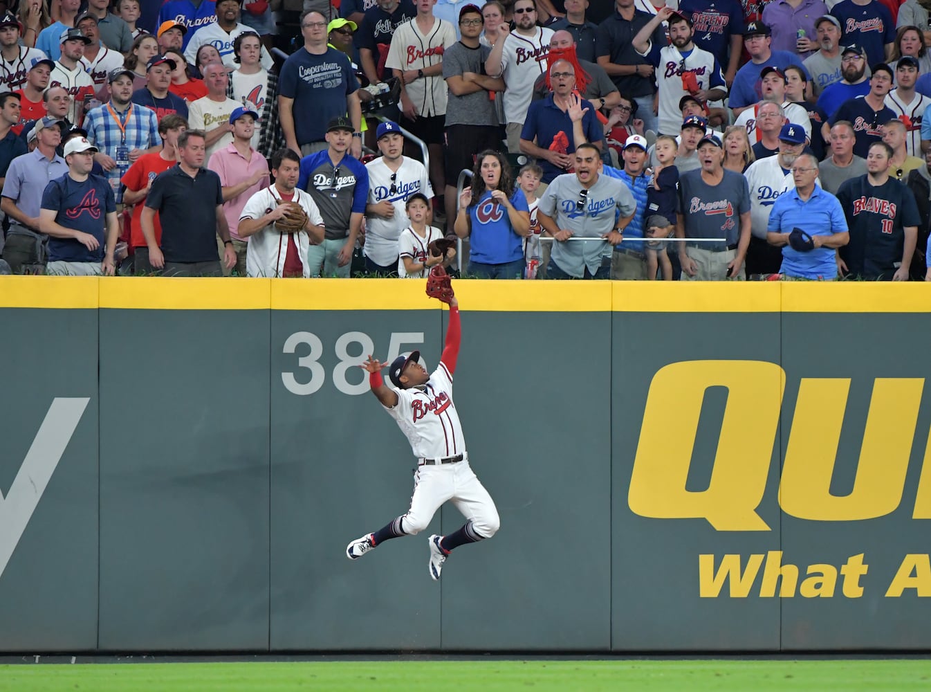 Photos: Acuna hits grand slam as Braves battle Dodgers in Game 3