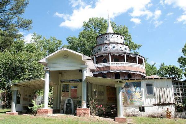 Howard Finster developed this Summerville art haven called Paradise Garden one piece at a time.