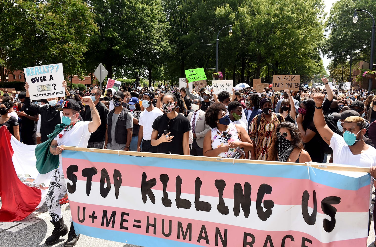 PHOTOS: Protesters gather across metro Atlanta