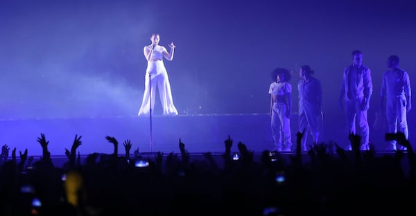 -- Lorde performs "Homemade Dynamite."Twenty-one year old Grammy winner Lorde rocked the Infinite Energy Arena on Saturday, April 14, 2018 on her Melodrama World Tour. Run the Jewels and Mitski opened the show.Robb Cohen Photography & Video /RobbsPhotos.com