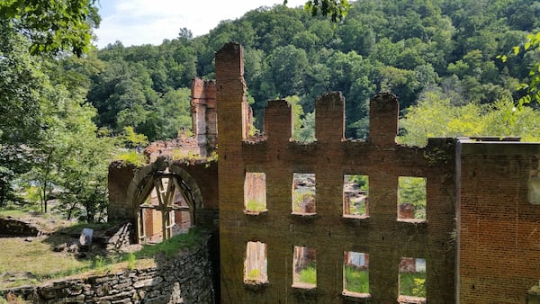 The remains of a Civil War-era mill in Douglas County are being renovated this summer to allow for tours to resume. The site was shut down to visitors two years ago when it was discovered some of the walls were leaning dangerously. CONTRIBUTED BY GEORGIA DEPARTMENT OF NATURAL RESOURCES