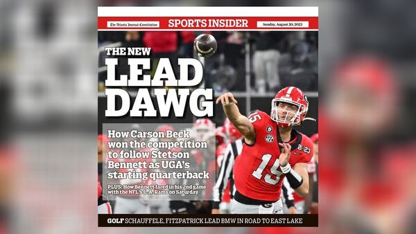 The Atlanta Journal-Constitution digital magazine Sports Insider, Sunday, August 20, 2023.