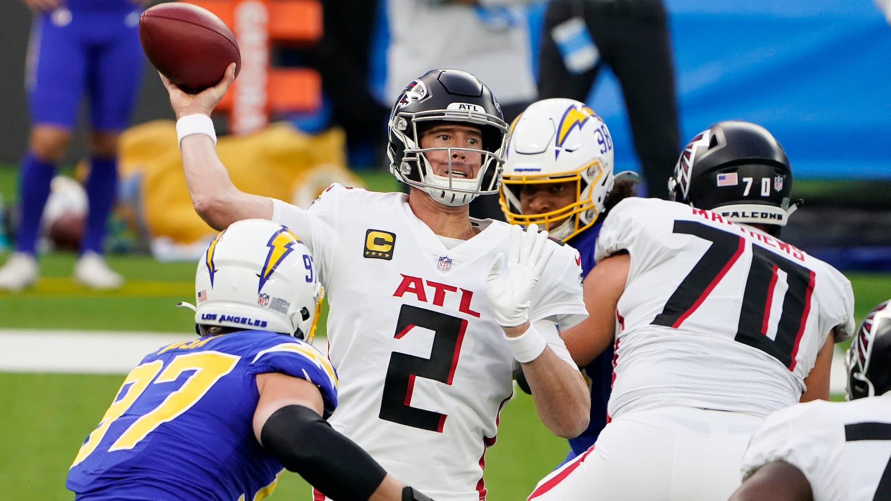 Falcons at Chargers