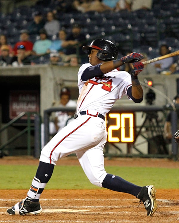 Called up from the Single-A Florida State League on May 9, outfielder Ronald Acuna is adjusting nicely to life in Double-A Mississippi, leading the M-Braves with a .365 batting average and .990 OPS at mid-week.