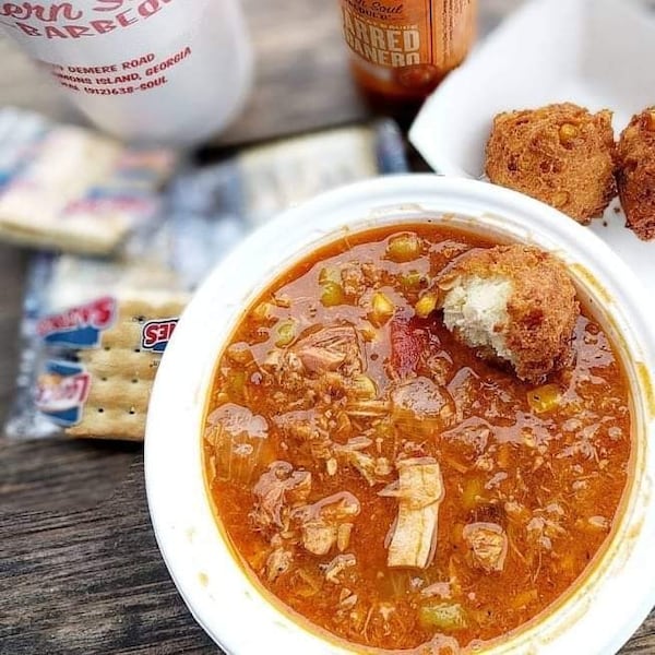 Southern Soul's version of Brunswick stew has a unique flavor profile that is both tangy and smoky. (Photo courtesy of Southern Soul BBQ)