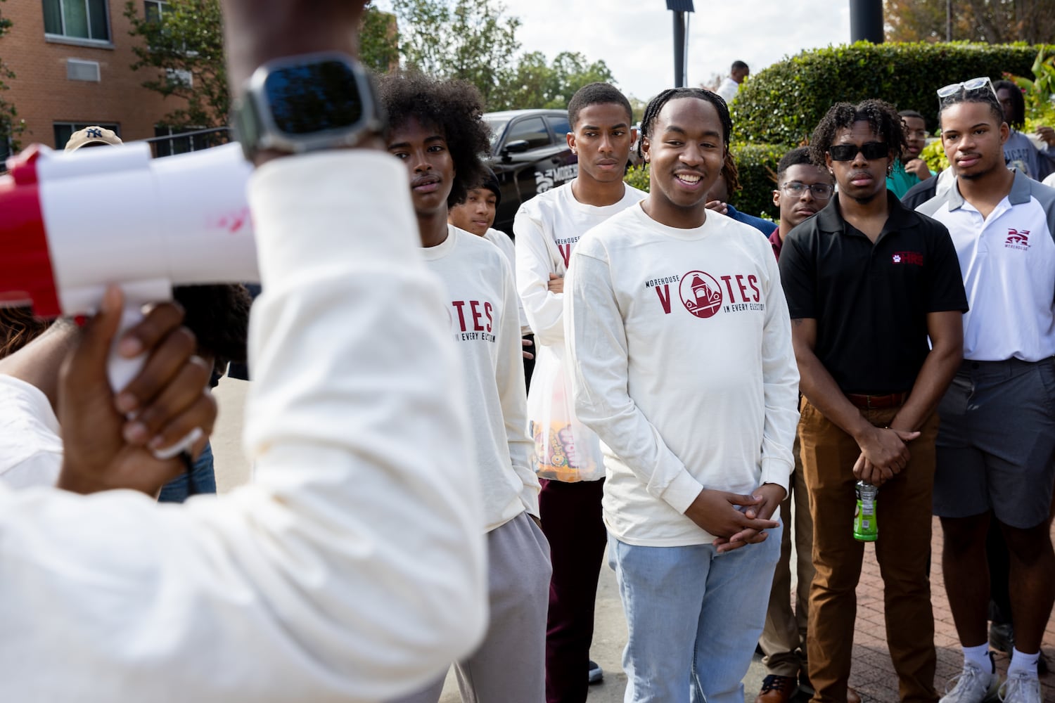 morehouse march to polls
