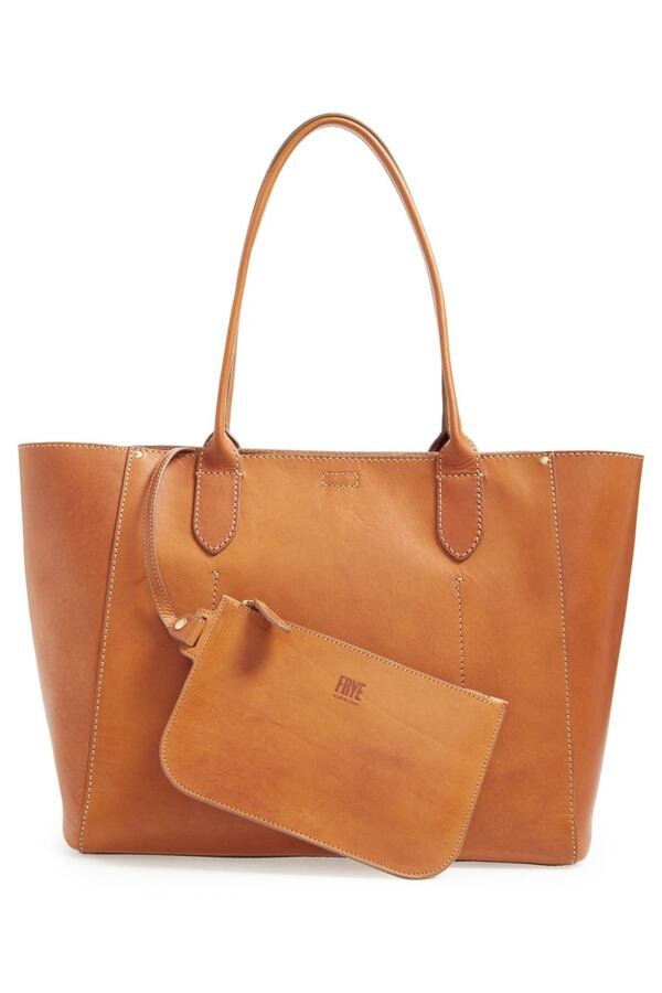 The Frye Casey Leather Tote is available at Nordstrom. CONTRIBUTED