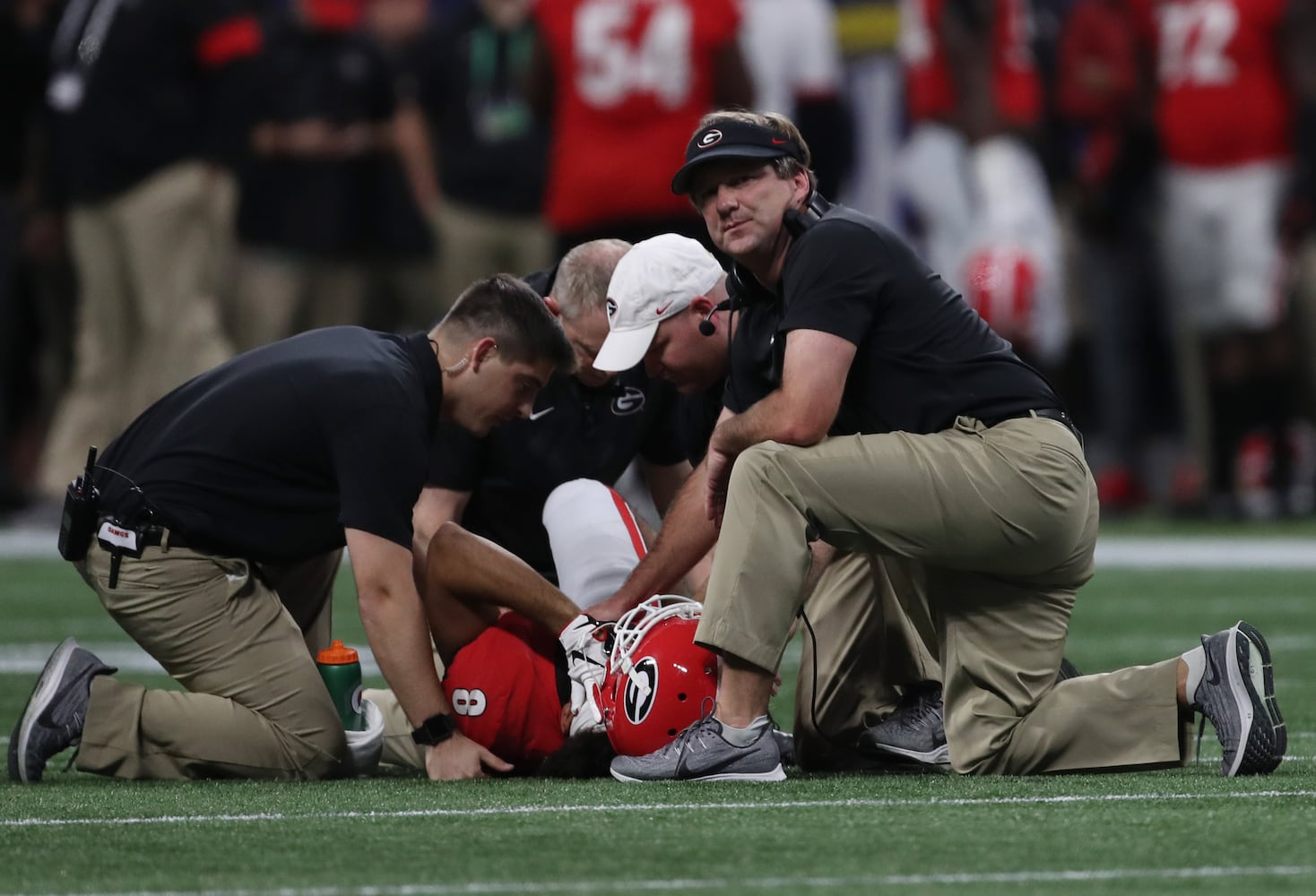 Photos: Bulldogs battle Tigers in SEC Championship game