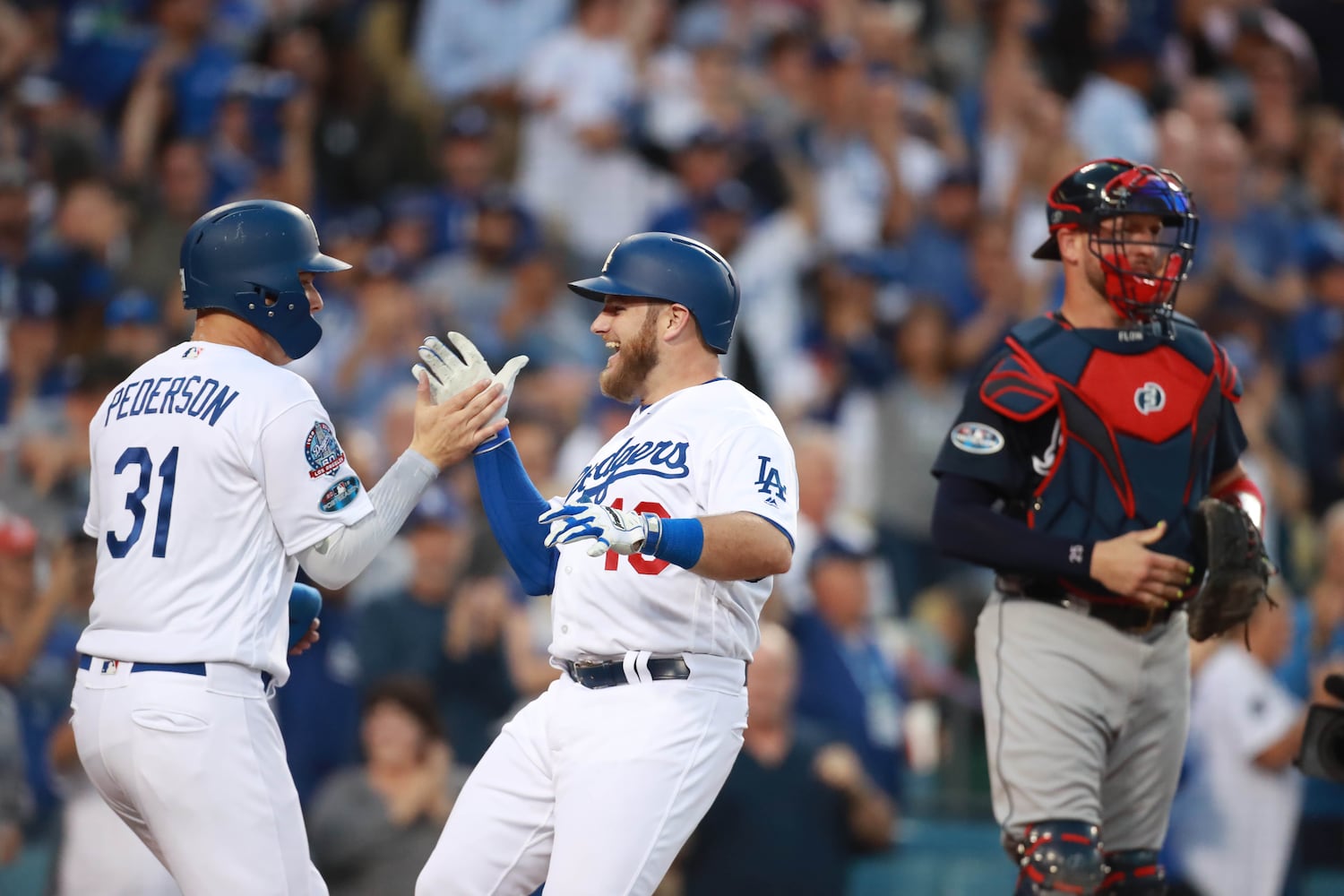 Photos: Braves fall behind Dodgers in playoffs opener