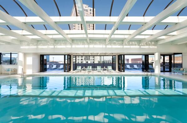 The pool at the Ritz-Carlton Buckhead has helped cement the hotel as one of the best in Atlanta.